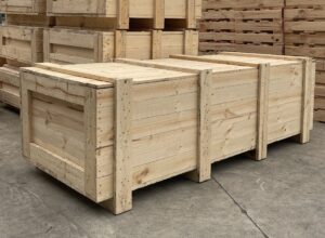 wooden shipping crate