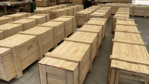 wooden crates