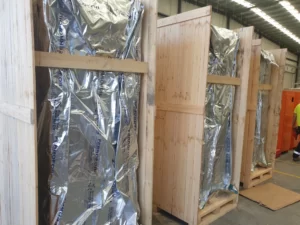 image of Wooden crate and VCI barrier bag