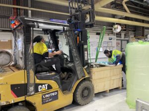 wooden shipping crate in melbourne