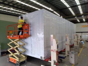 shrink wrapped machine