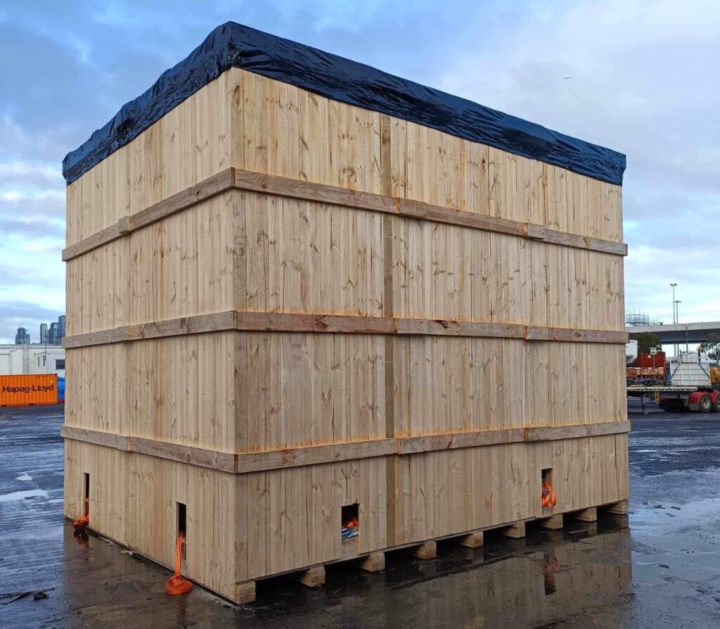 timber shipping crate