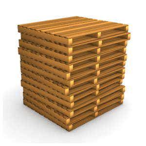 pallets stacked