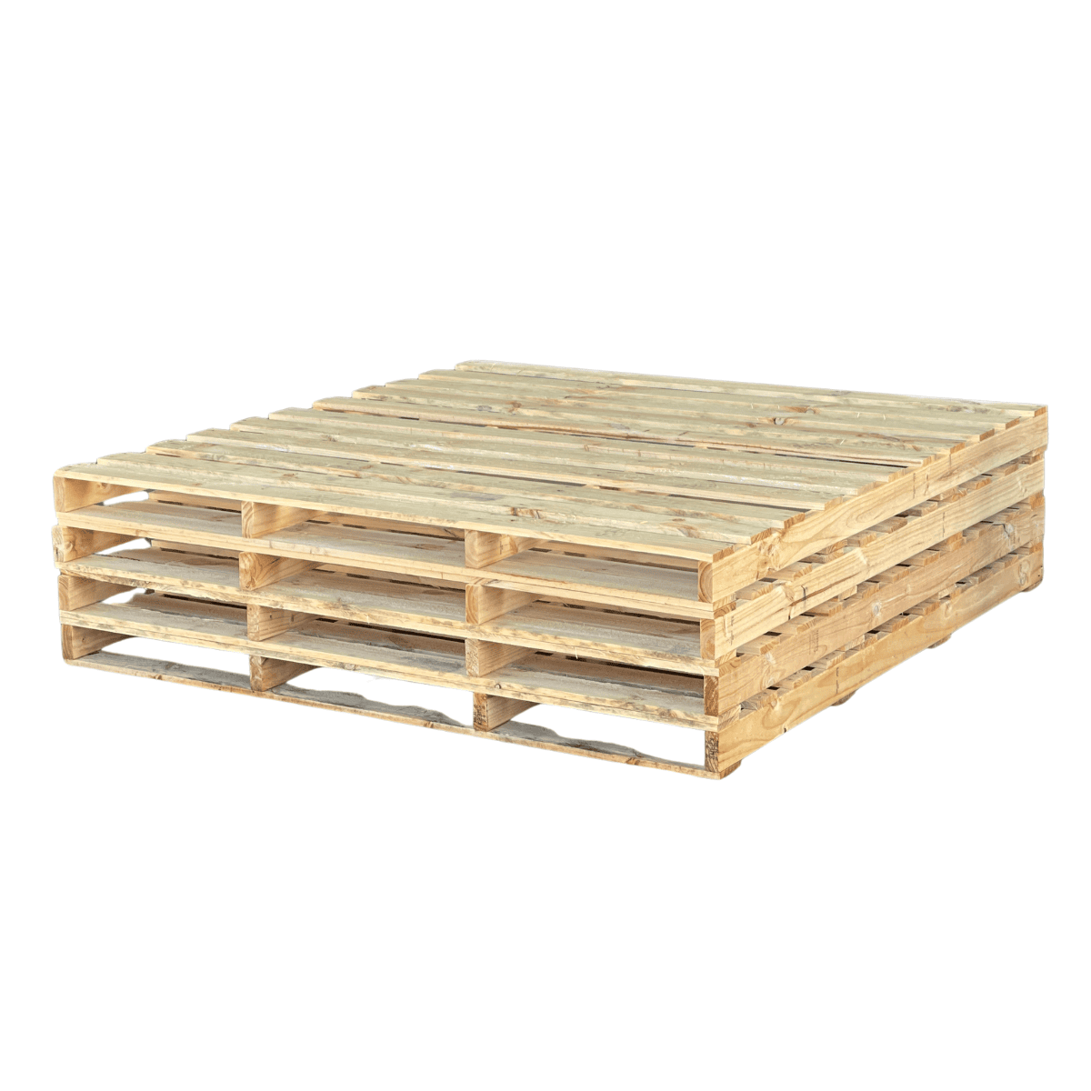 custom pallets stacked