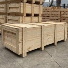 image of Timber Crate and timber pallets in background