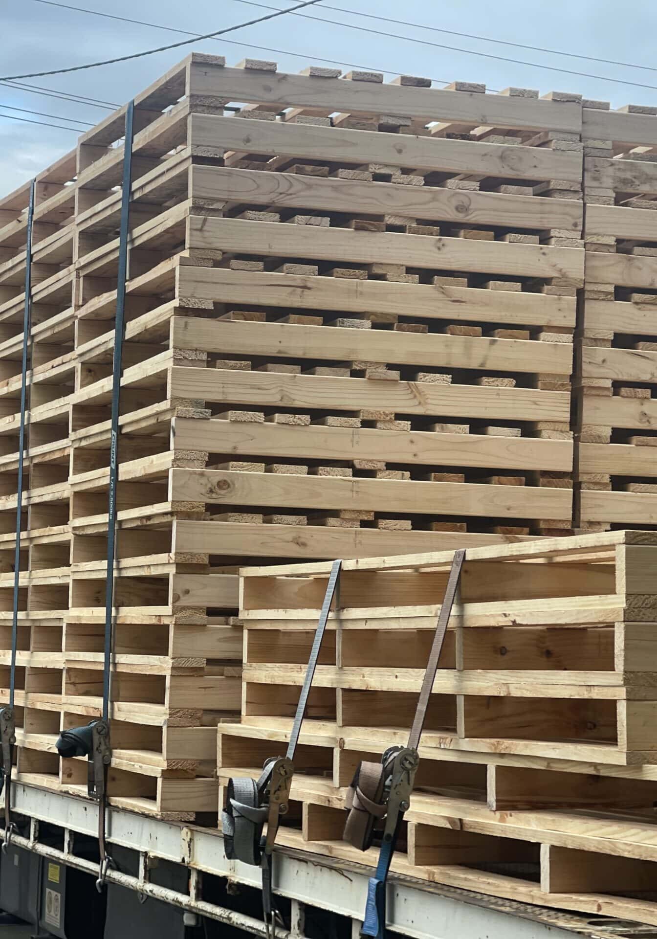 Custom wooden pallets