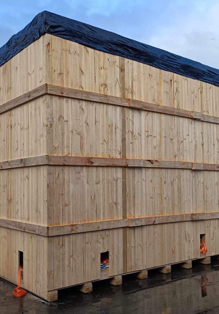 timber shipping crate