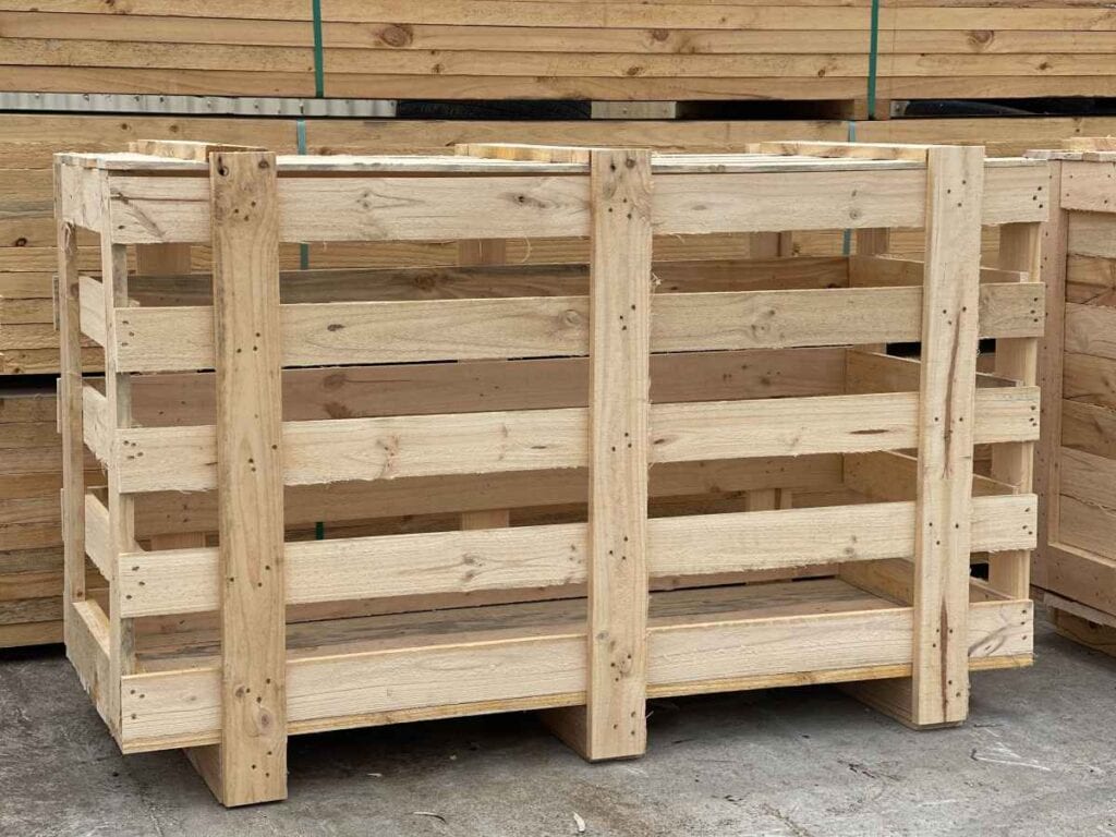 large wooden transport crate 9